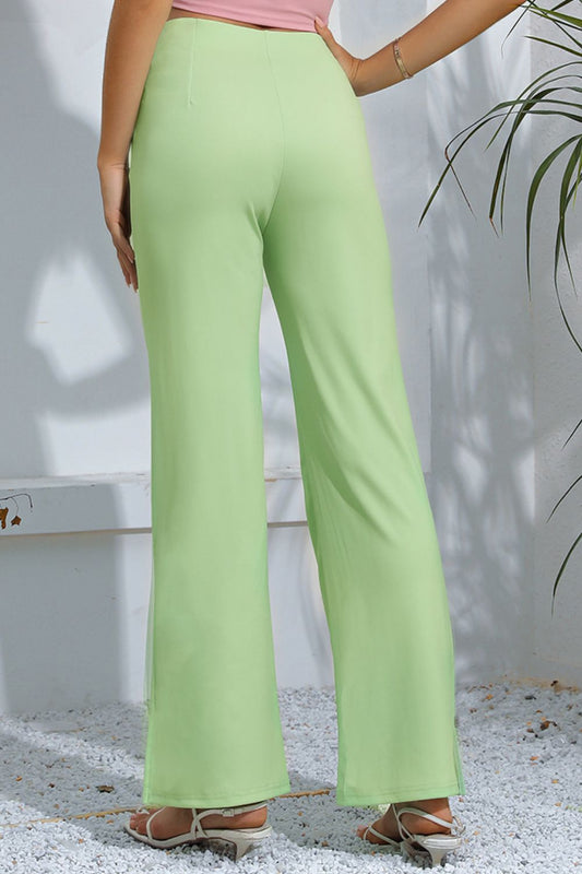 ENVIOUS HIGH RISE FLARE PANTS