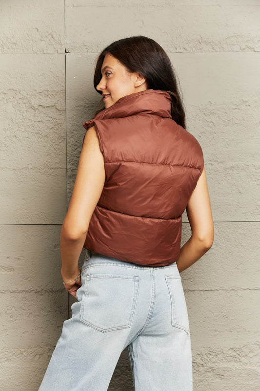 Darla Drawstring Puffer Vest