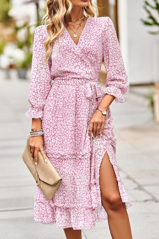 BLUSHING MIDI DRESS