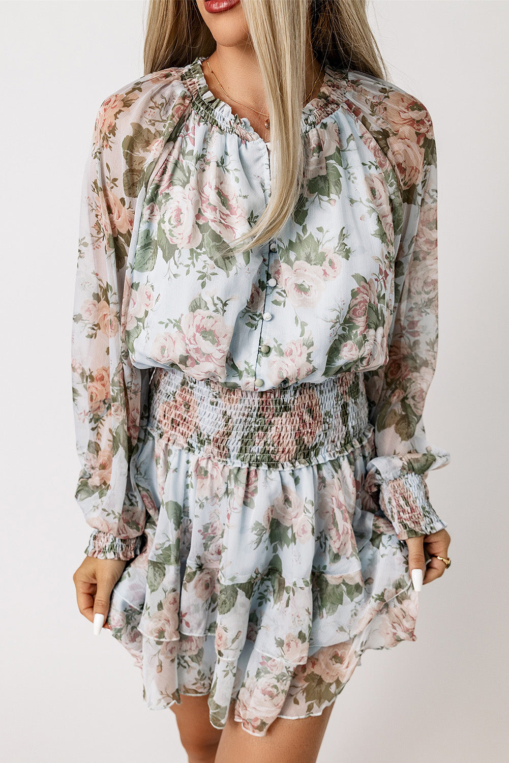 KALEIDOSCOPE FLORAL DRESS