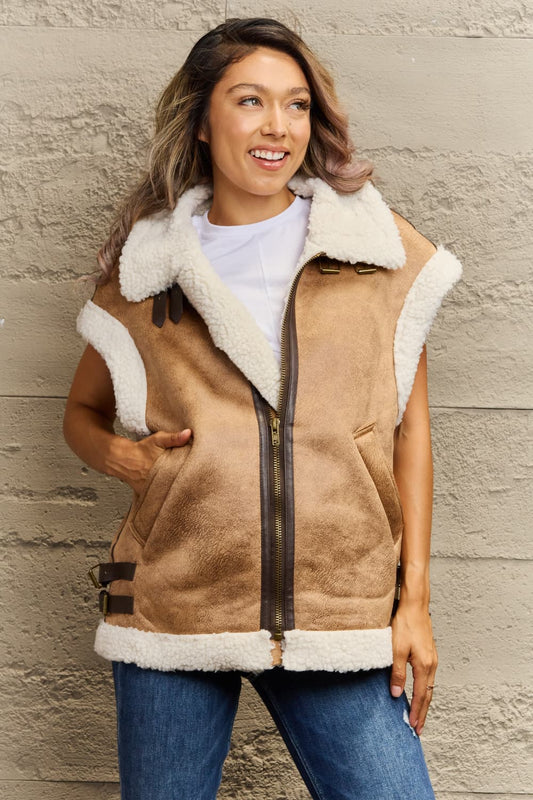 Snow On The Beach Sherpa Vest