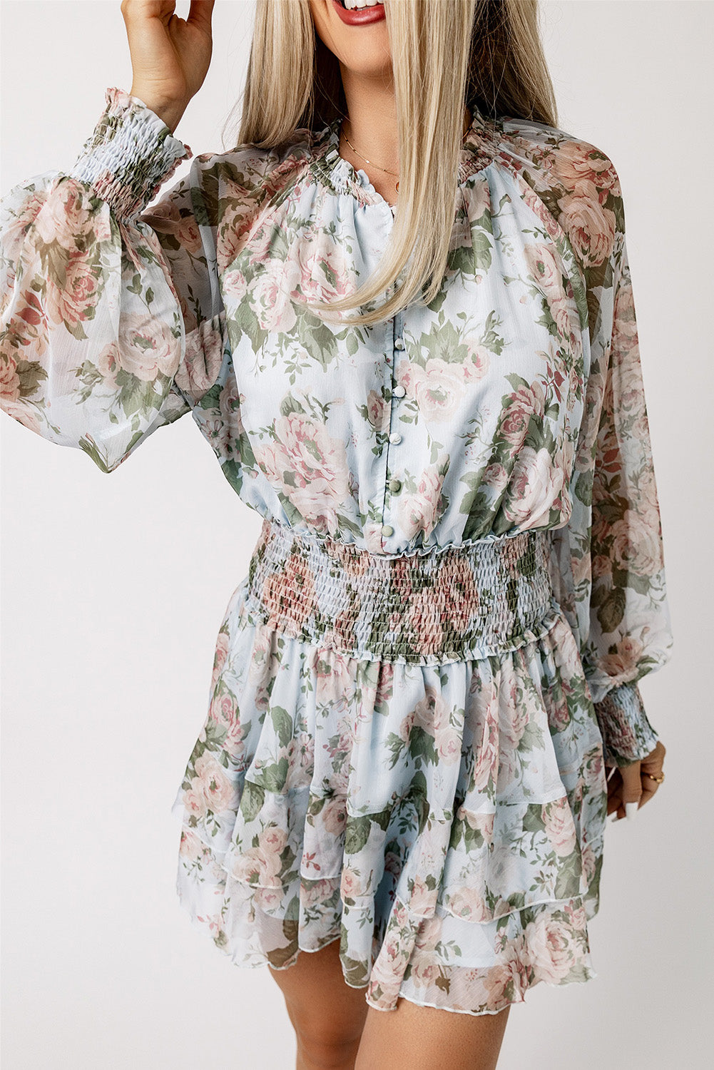 KALEIDOSCOPE FLORAL DRESS