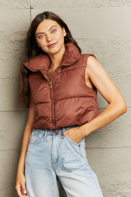 Darla Drawstring Puffer Vest