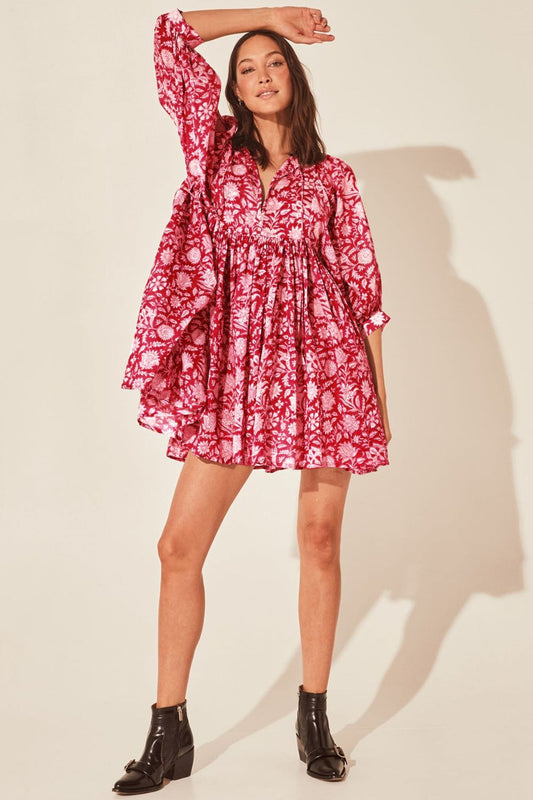 LANTERN MINI DRESS